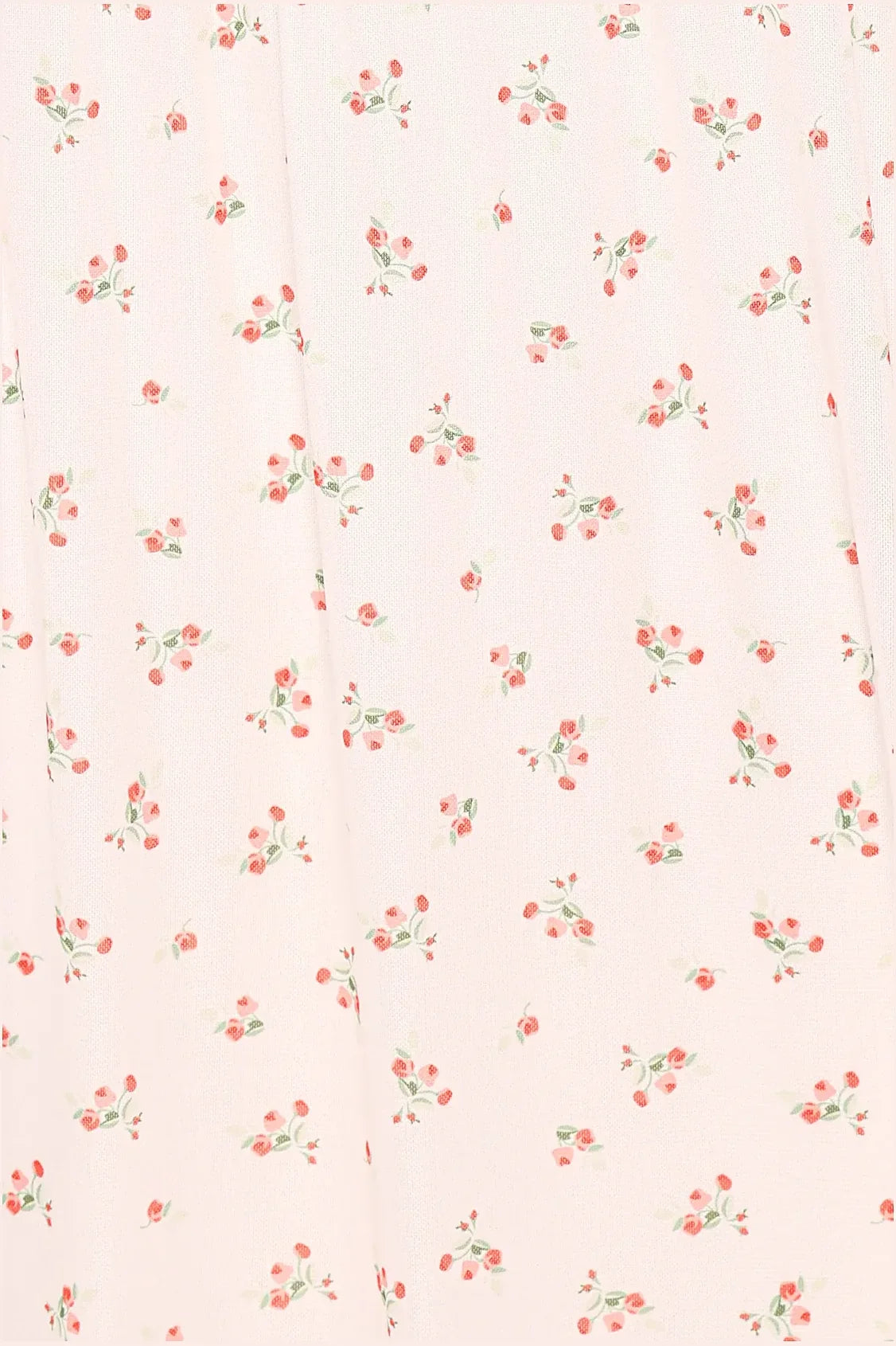 Mayven Maxi Dress - White Ditsy