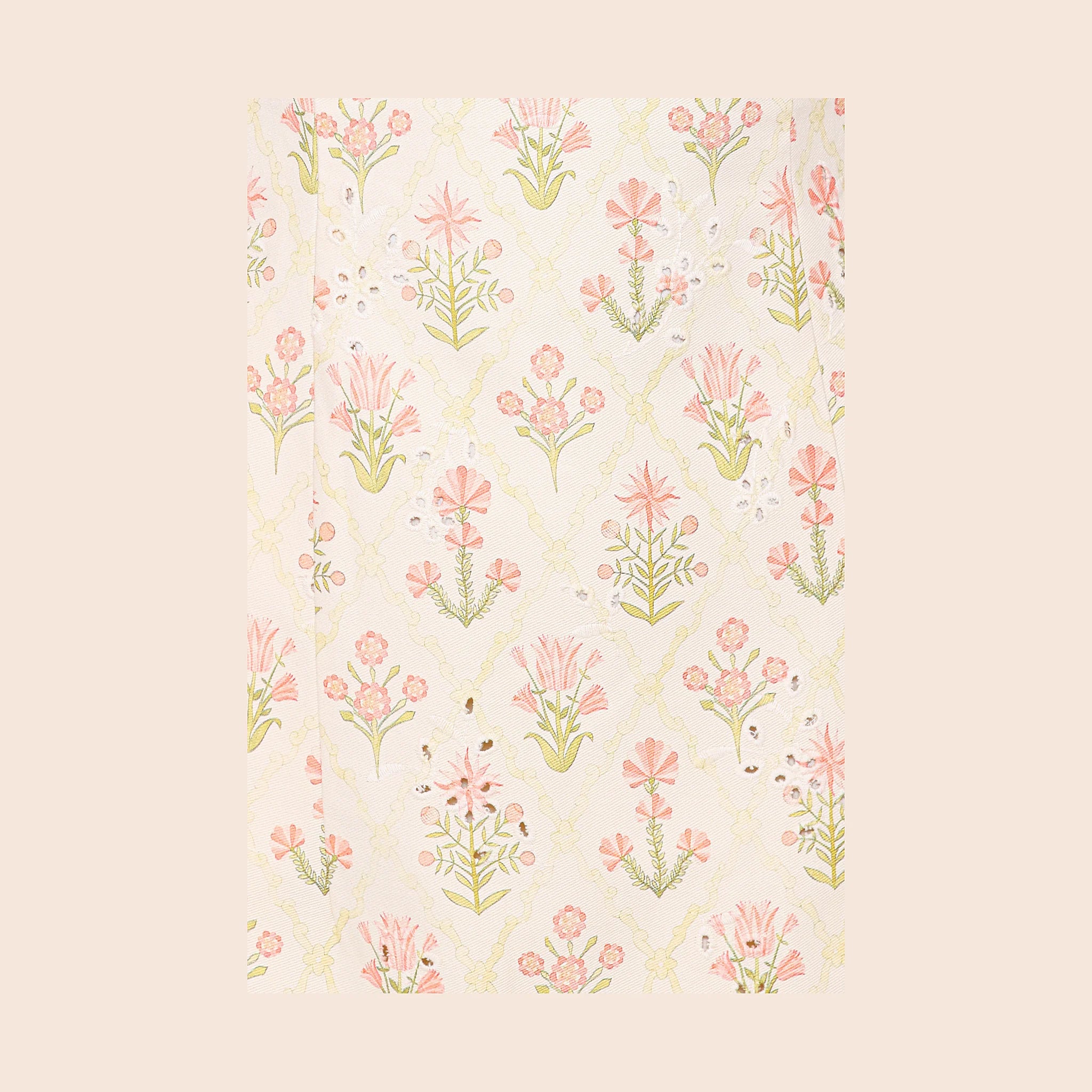 Memphis Mini Dress - Coral Floral