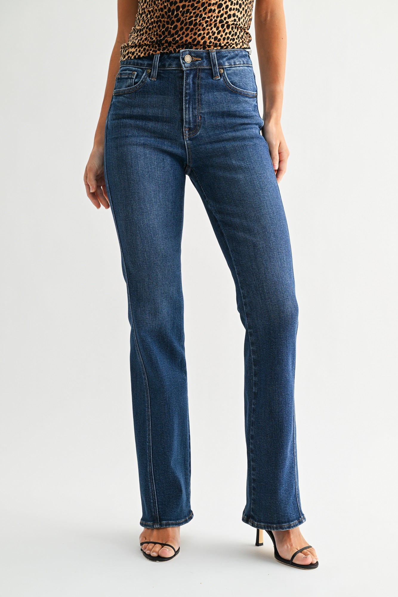 Seamed Bootcut Jean