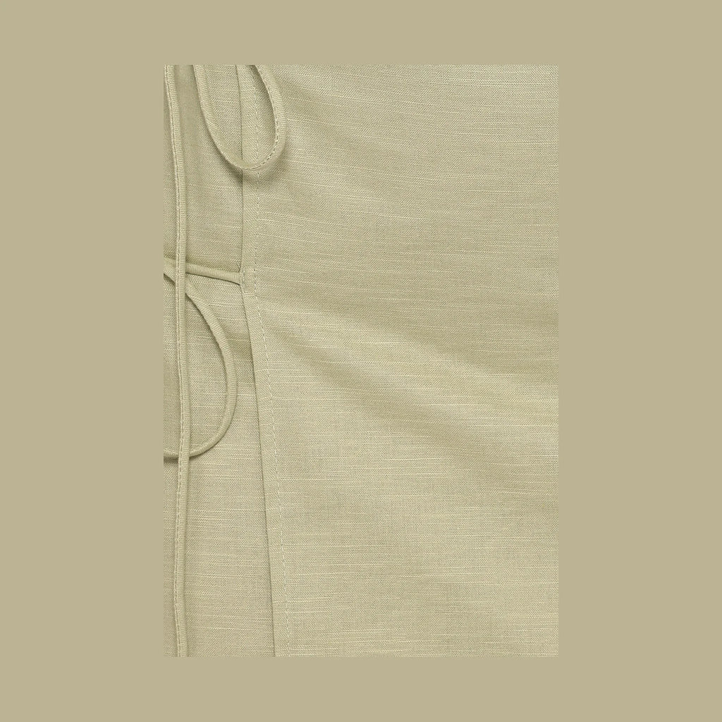 Nifty Mini Dress - Sage Green