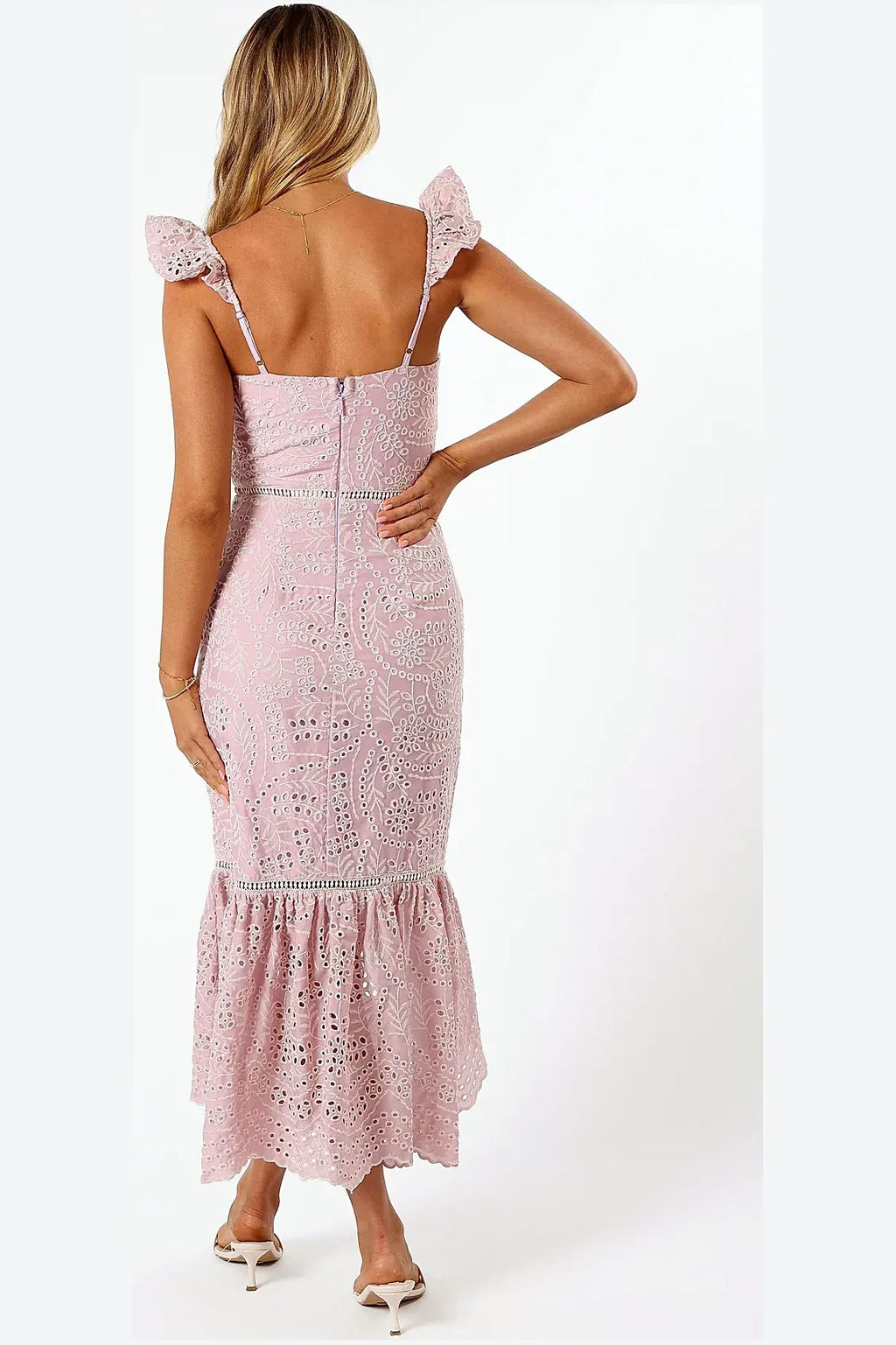 Novella Midi Dress - Pink
