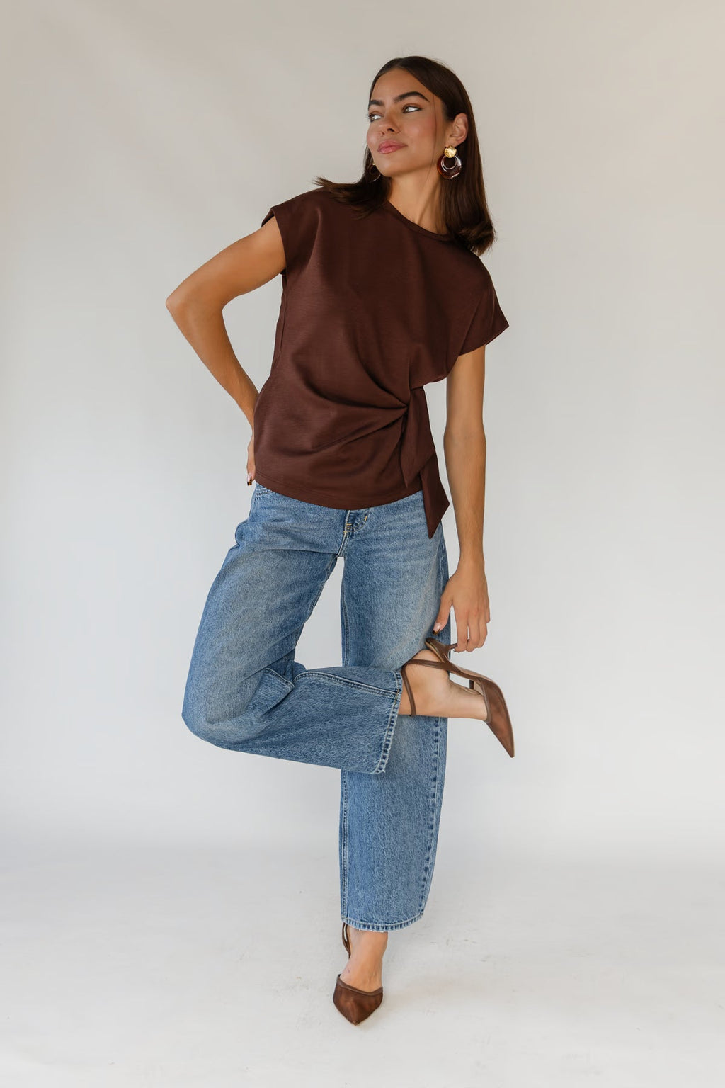 Knot Top - Brown