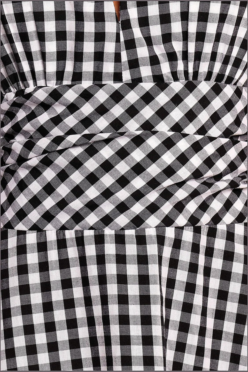 Solene Maxi Halterneck Dress - Black/White