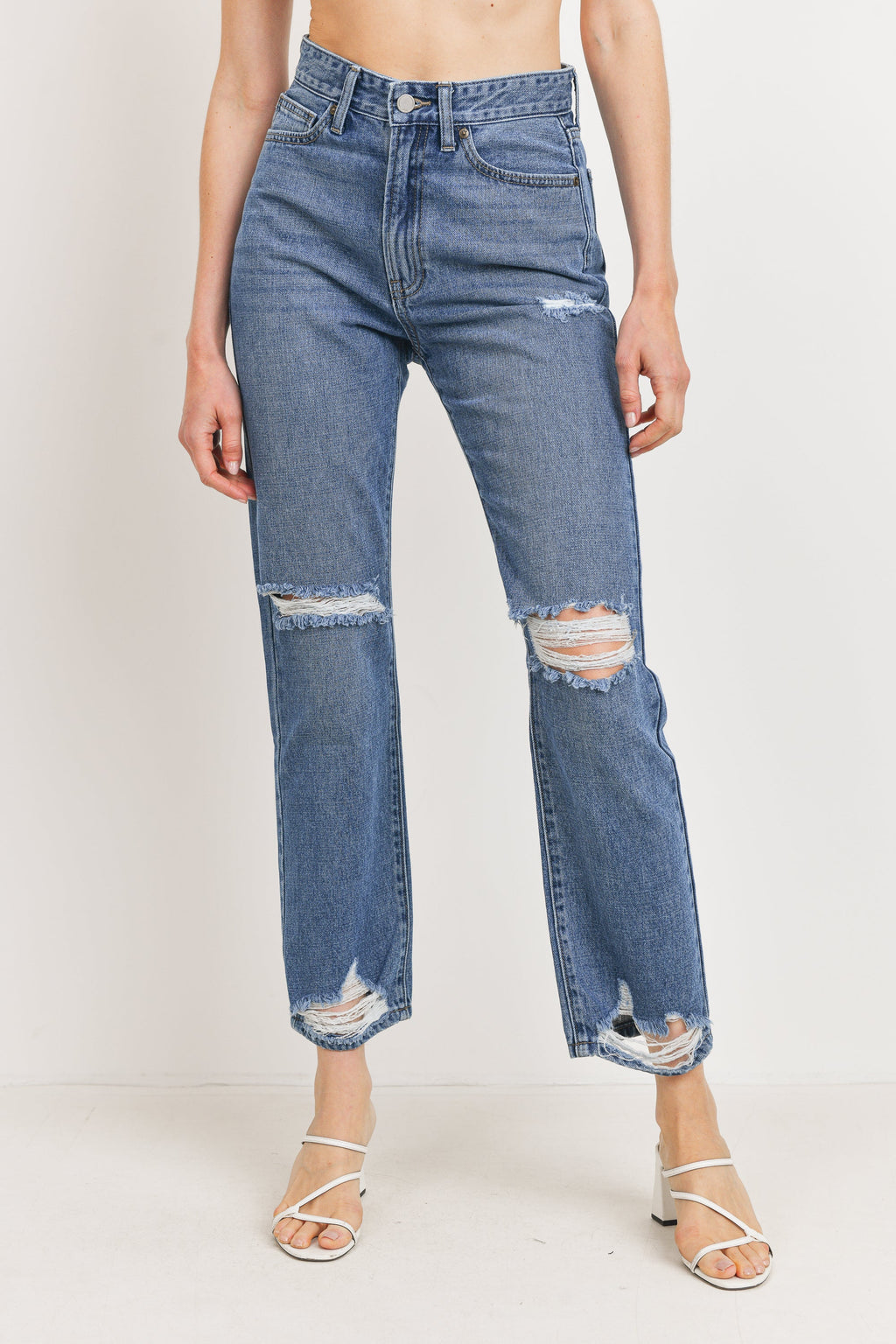 High Rise Straight Jean