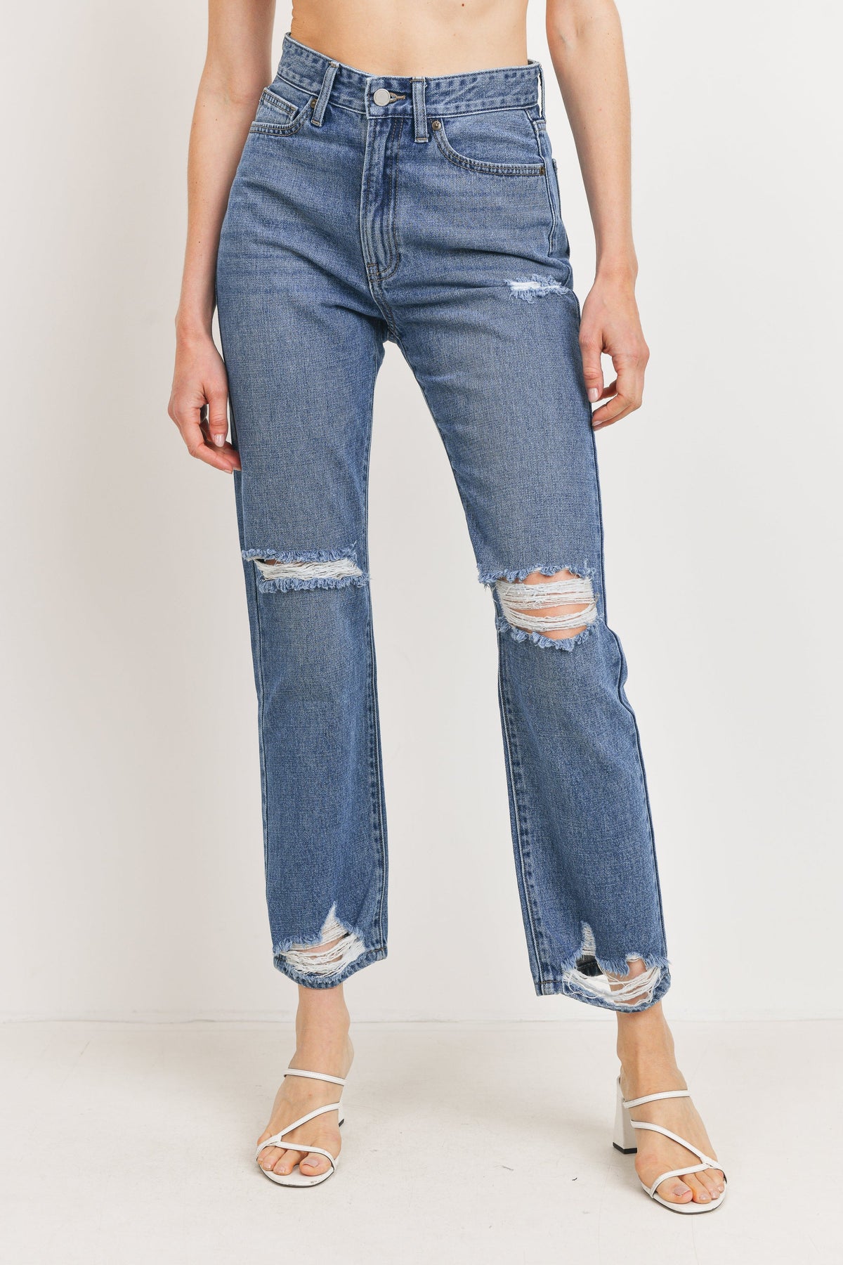 High Rise Straight Jean