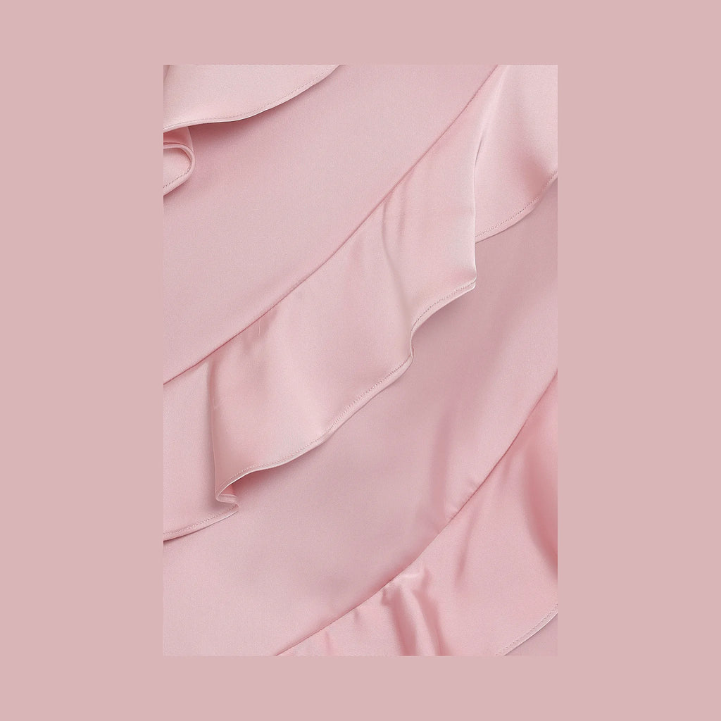 Valery Halterneck Mini Dress - Pink