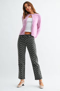 Classic vintage rinse across a straight leg denim
