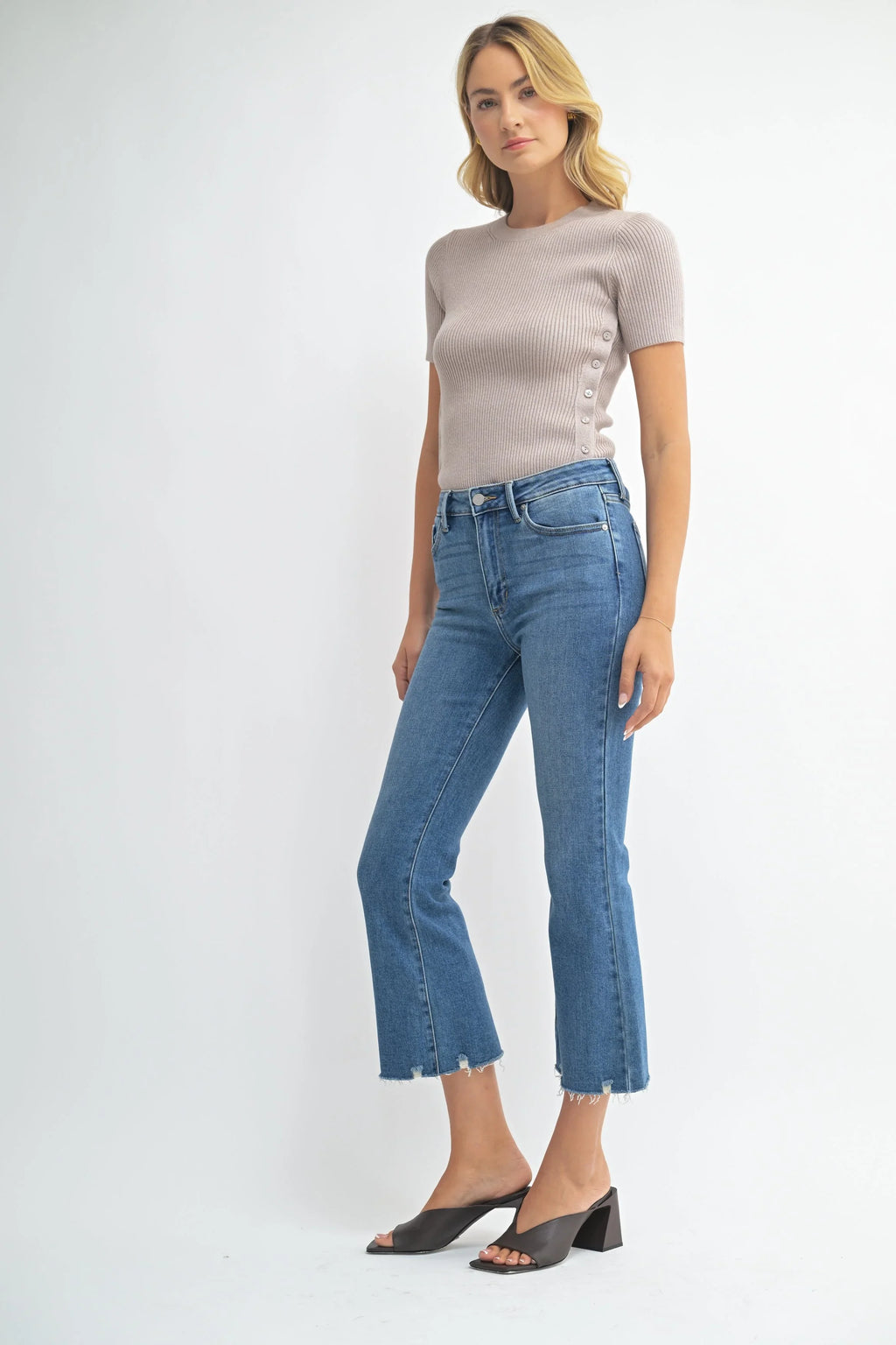 Cropped Flare Jean
