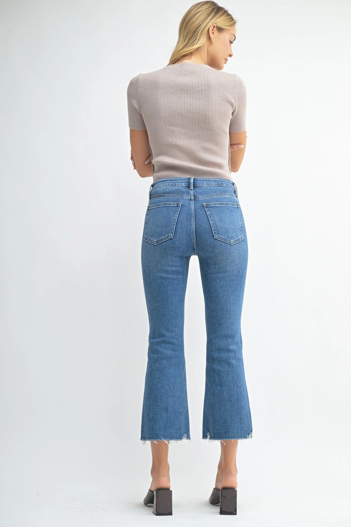 Cropped Flare Jean