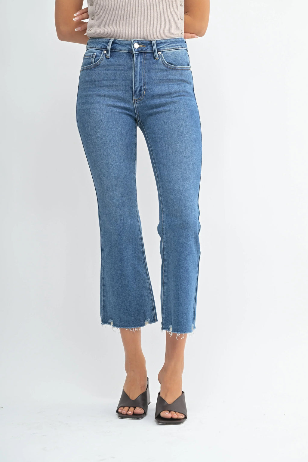 Cropped Flare Jean