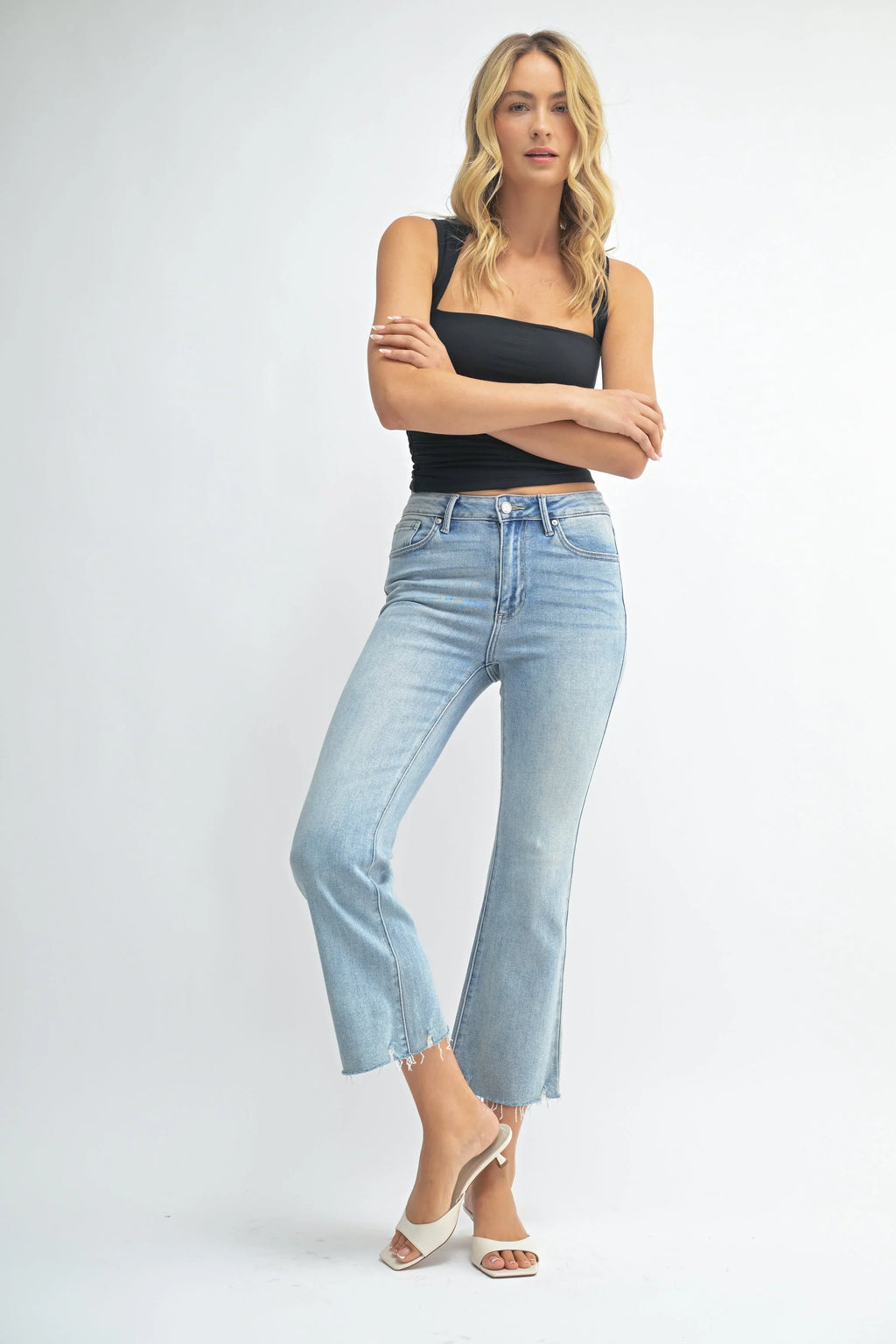 Cropped Flare Jean