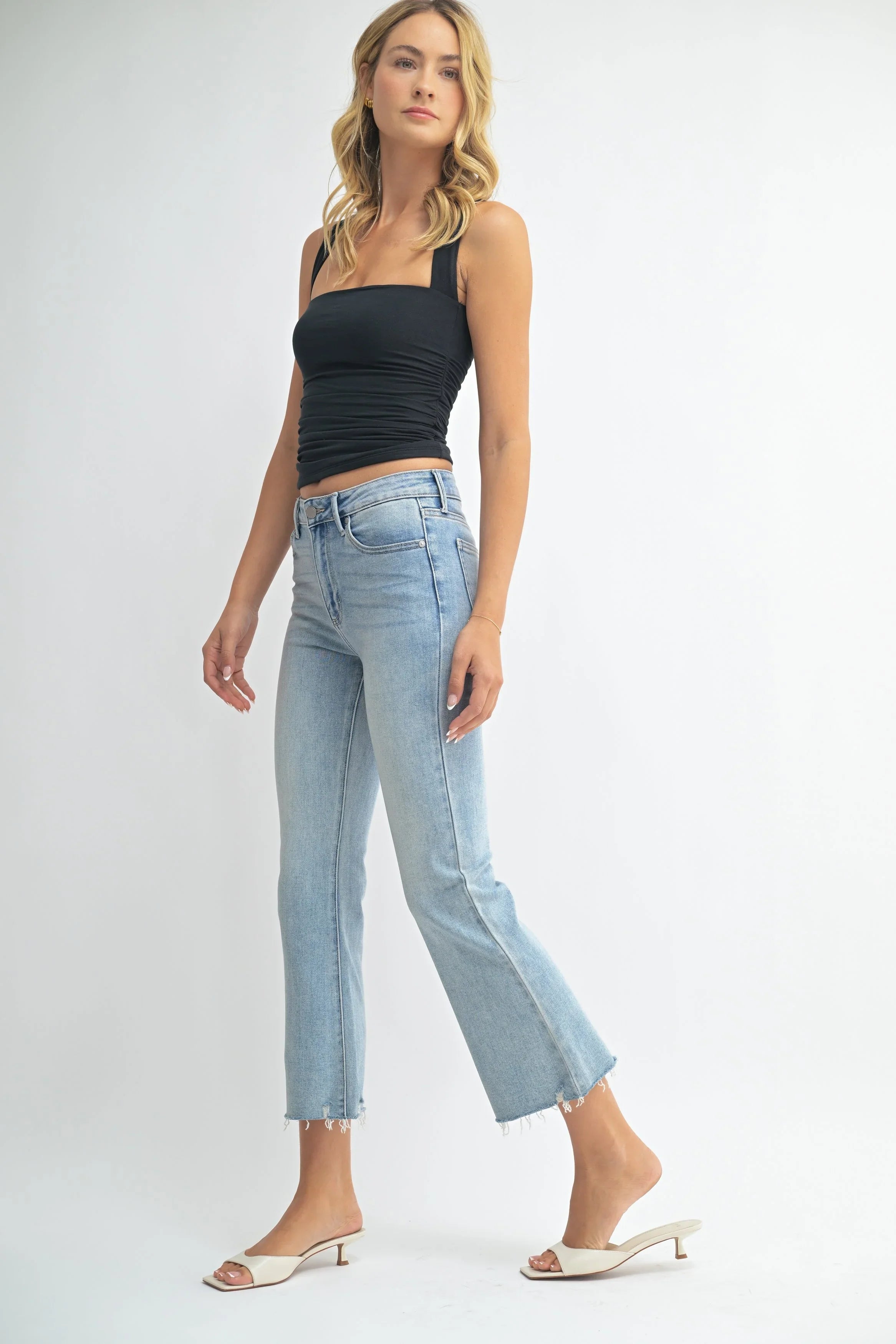 Cropped Flare Jean