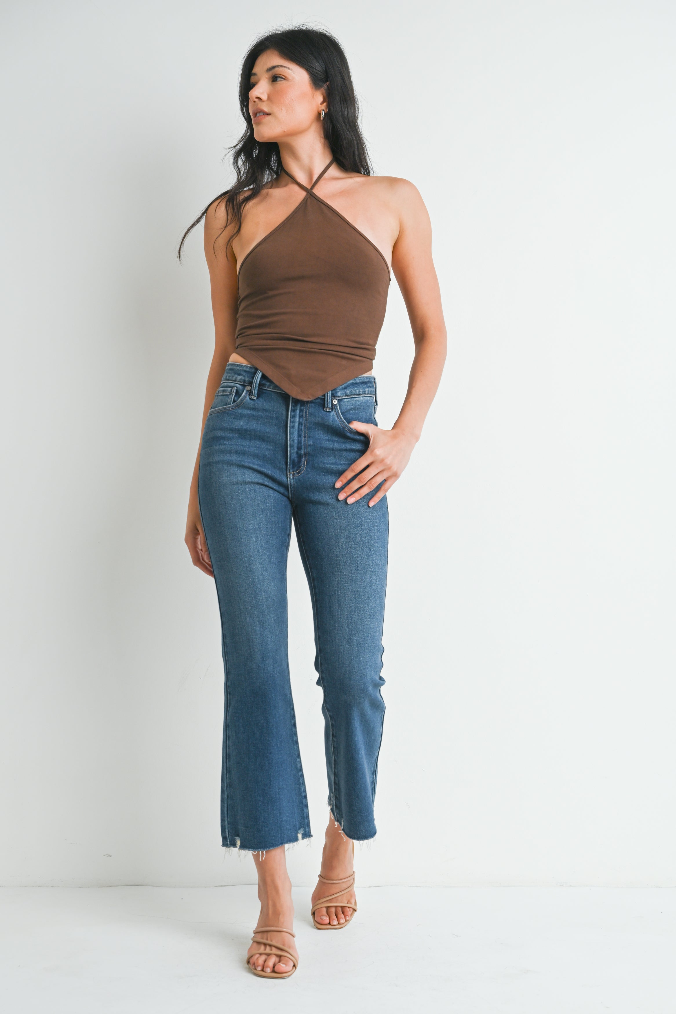 Cropped Flare Jean