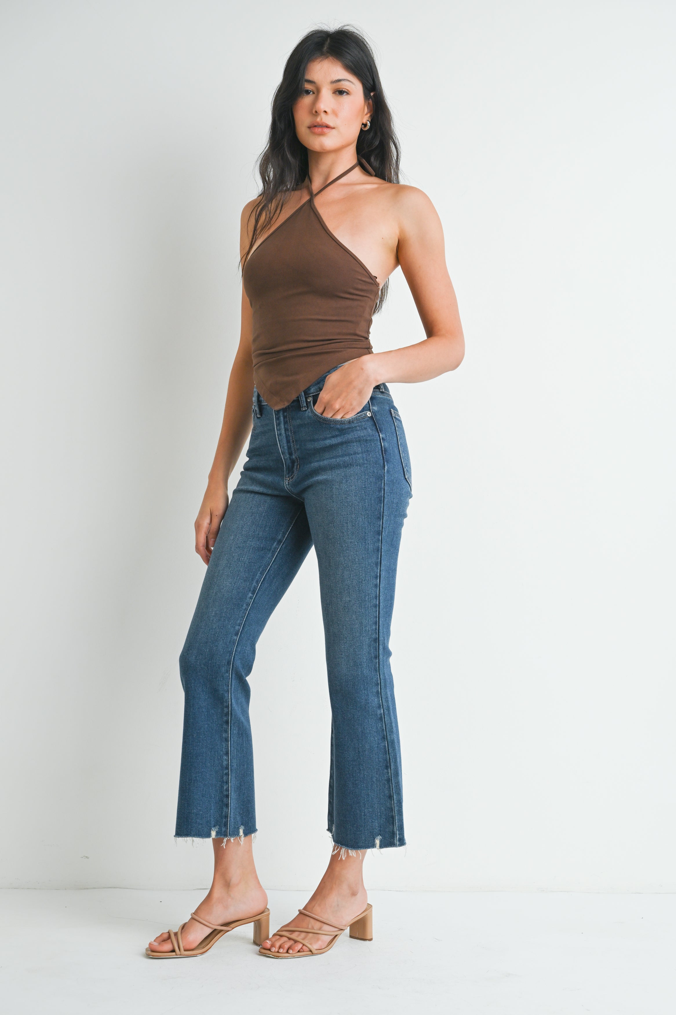 Cropped Flare Jean