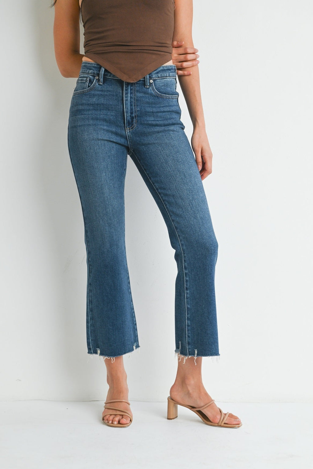 Cropped Flare Jean