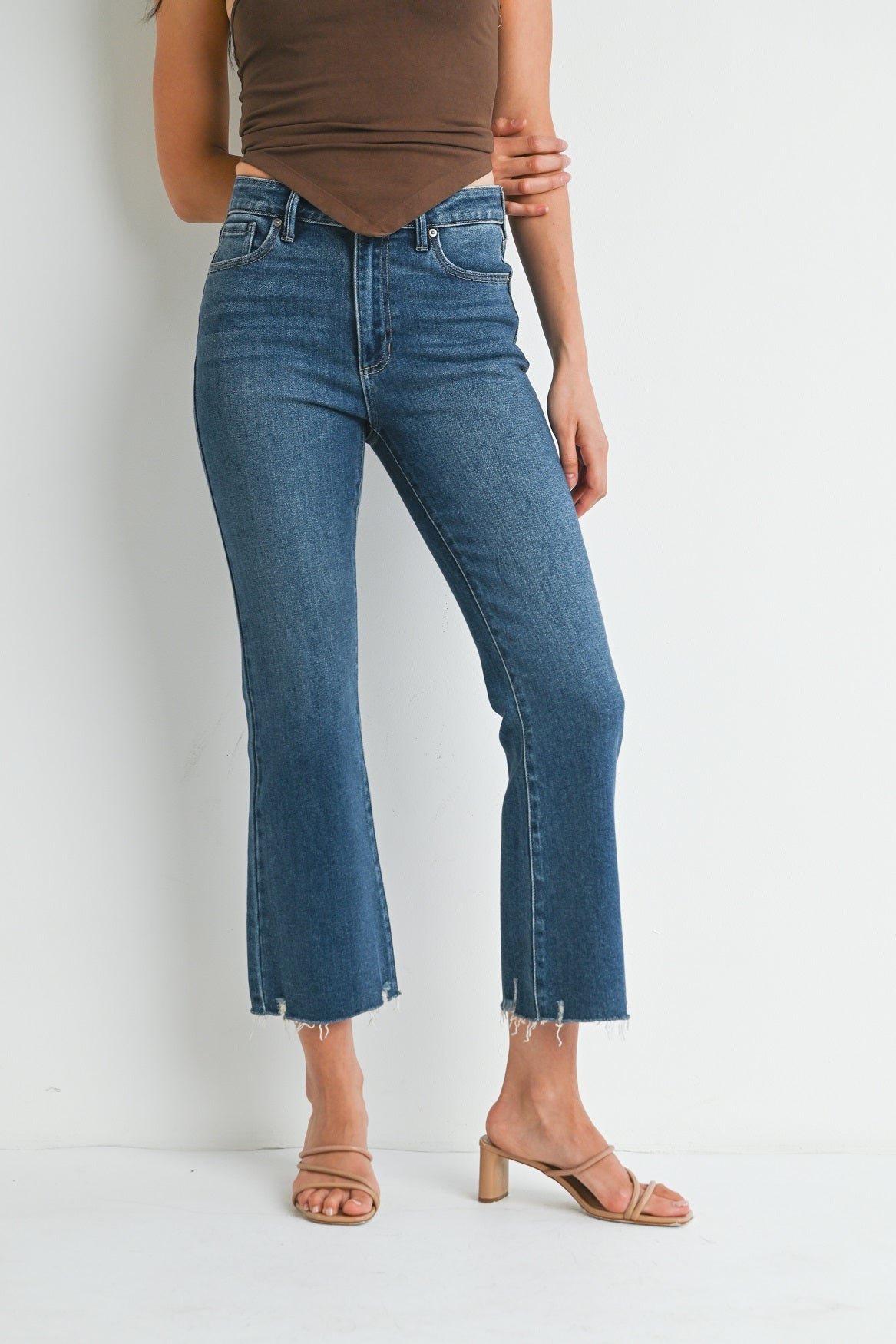Cropped Flare Jean